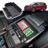 RUNROAD center console organizer tray installed in Ford Explorer front view for quick access.