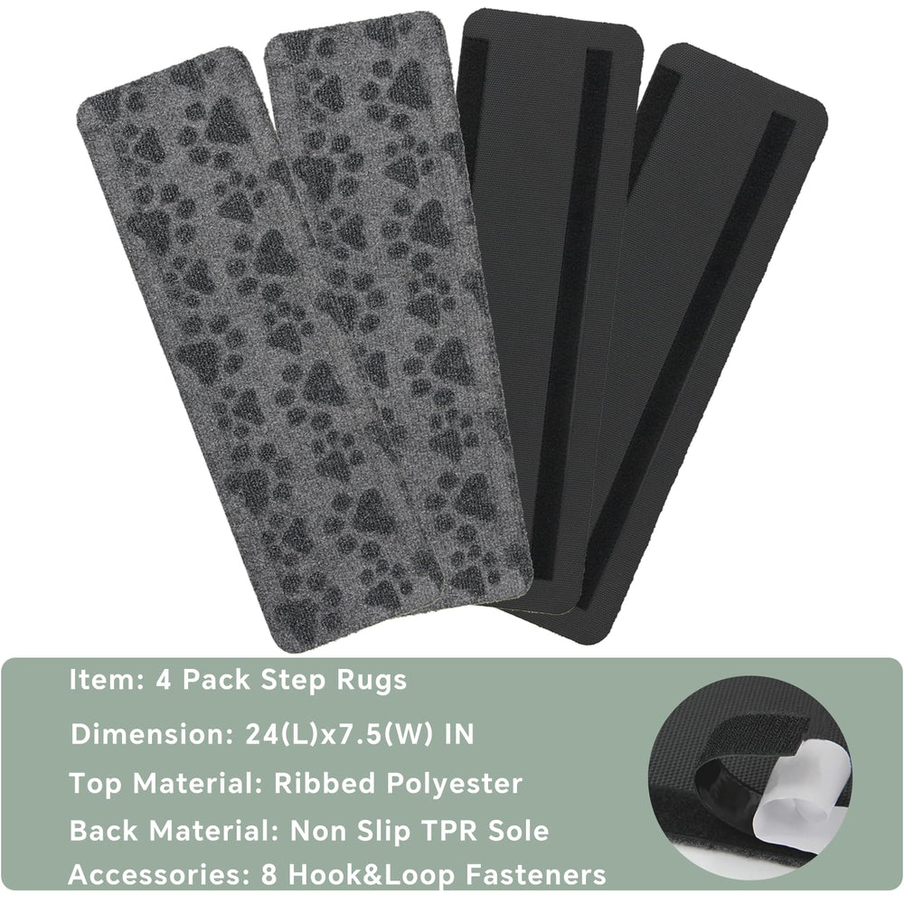 RUNROLE RV Step Covers feature a waterproof TPR bottom for grip.