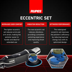 RUPES Bigfoot LHR15V PrecisionPro pads preserve delicate surfaces while polishing.
