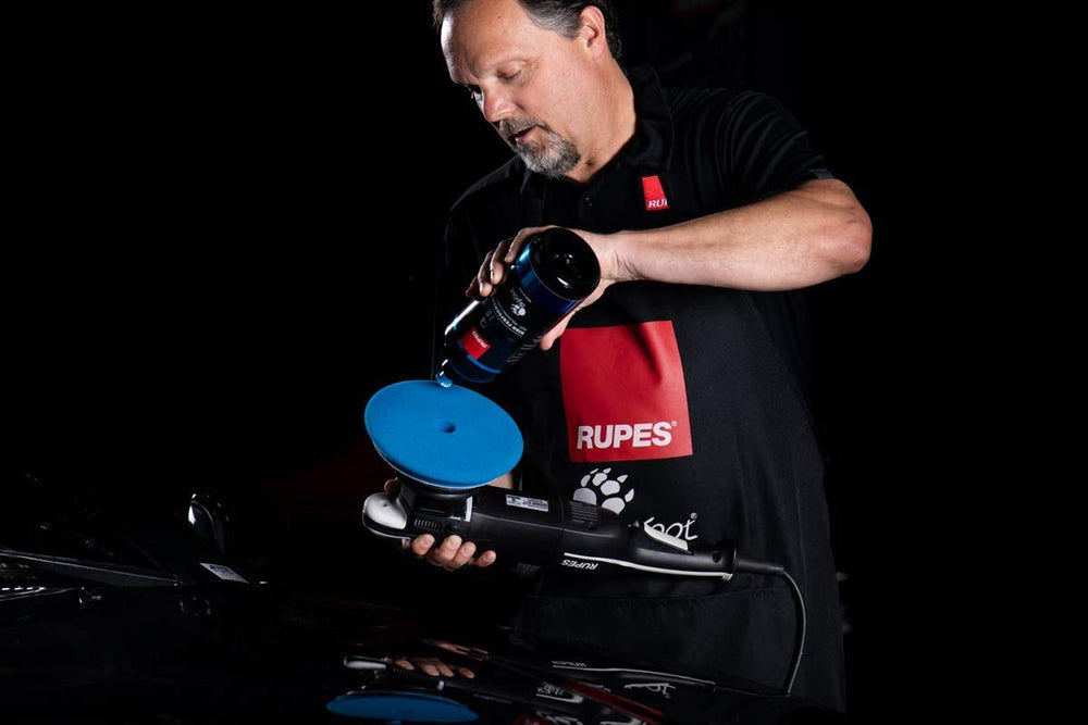 RUPES D-A Coarse pad with 6-inch backing supports versatile tool compatibility