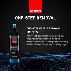 RUPES D-A Coarse pad compatibility with blue foam pad for safe leveling