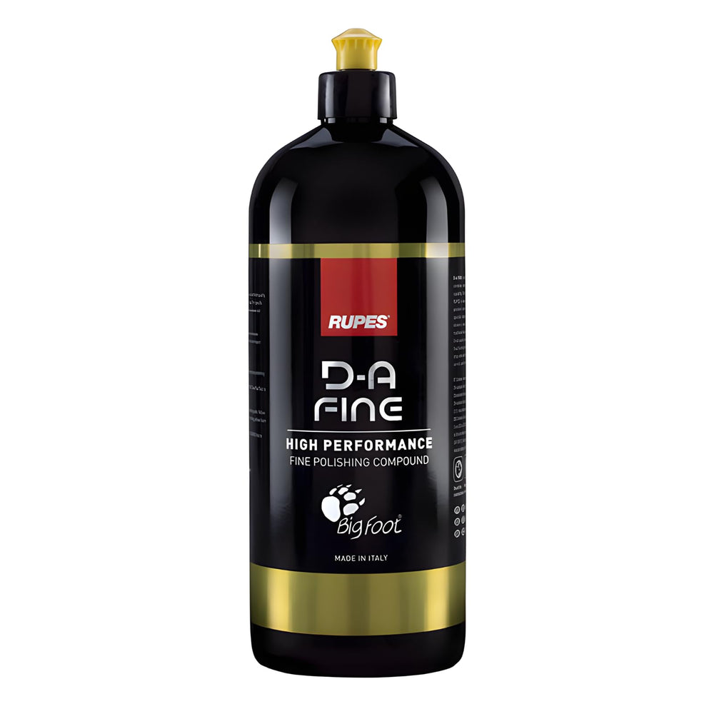 RUPES D-A Fine 1000 ml yellow bottle polishing compound for refined finishes