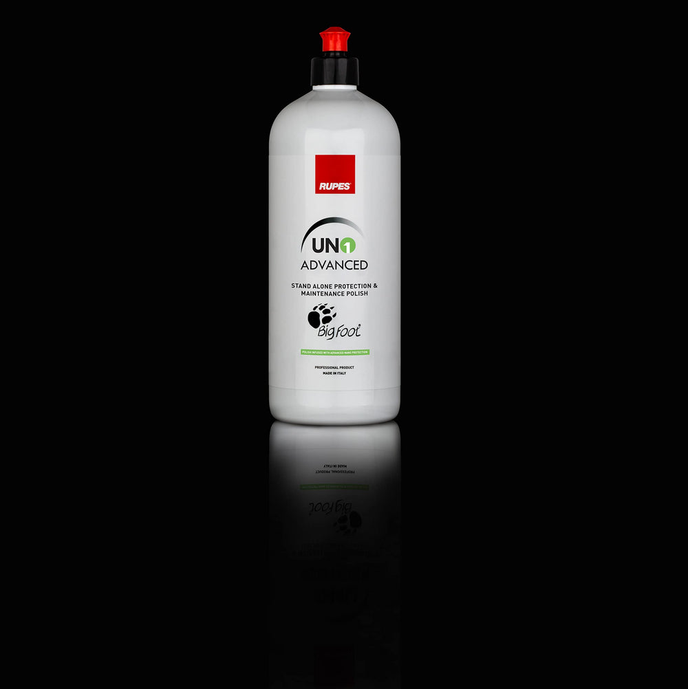 RUPES UNO ADVANCED gloss and protection finish ideal for maintenance after polishing.