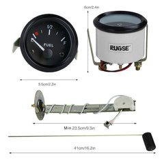 RUPSE backlit fuel gauge clearly shows levels at night