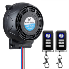 RUPSE motorcycle alarm system front view with 125dB horn