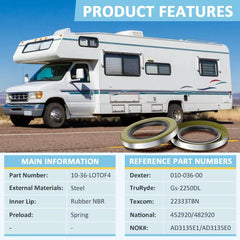 Rushinghorse four-seal pack; ready for multi-axle replacement tasks.