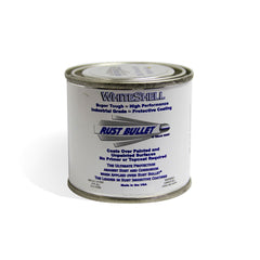 Rust Bullet WhiteShell bright-white finish enhances metal appearance while providing protection.