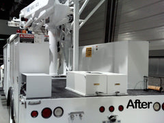 Rust Bullet WhiteShell marine-ready coating supports metal parts exposed to moisture.