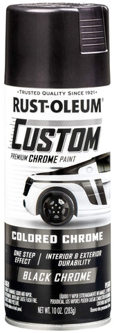 Rust-Oleum Custom Chrome spray on car wheels for a show-worthy shine