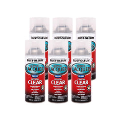 Rust-Oleum Automotive acrylic lacquer spray, gloss clear, delivers showroom shine and durable finish.