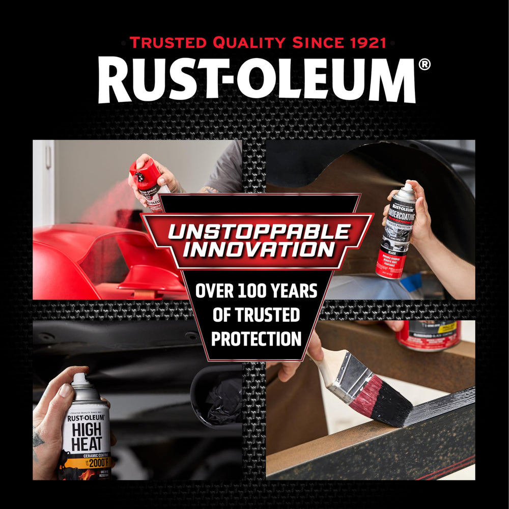 Rust-Oleum Stops Rust ideal for truck beds, running boards, bedrails.