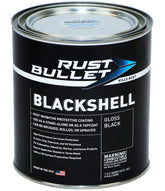 RUST BULLET BlackShell bottle with gloss coating for metal protection