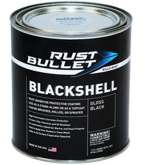 RUST BULLET BlackShell bottle with gloss coating for metal protection