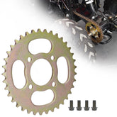 RUTU ATV rear sprocket 37T with 420 chain compatibility for improved drivetrain performance.