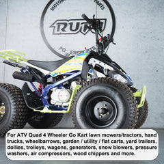 RUTU heavy-duty butyl rubber boosts puncture resistance and stability.
