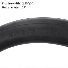 RUTU heavy-duty thick-wall inner tube demonstrates reinforced construction for rough terrain.
