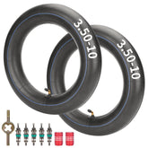 RUTU inner-tube 3.50-10 with TR87 angled valve for reliable air retention.