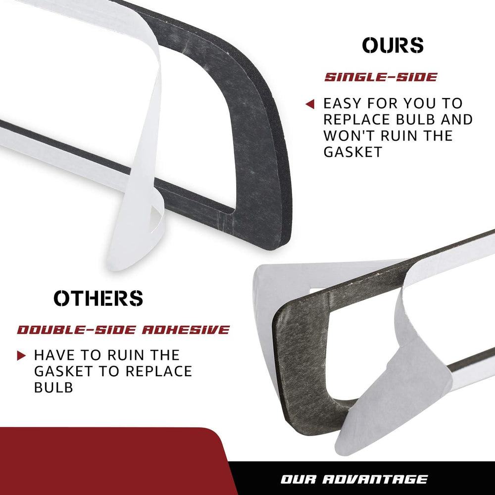 RUXIFEY GMC Sierra 1500 third brake light gasket maintaining a clean roof