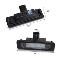 RUXIFEY license plate lights easy plug-and-play installation.
