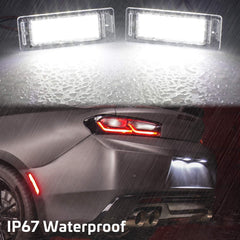 RUXIFEY license plate light with an error-free resistor to prevent flicker