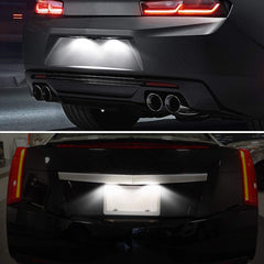 RUXIFEY two-pack license plate lights for complete rear-end upgrade