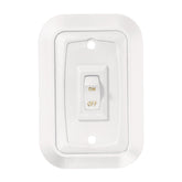 RV Designer S653 white wall plate switch front view for clean lighting control in RVs