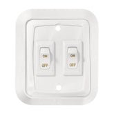 RV Designer S657 wall plate switch front view for clean RV lighting control
