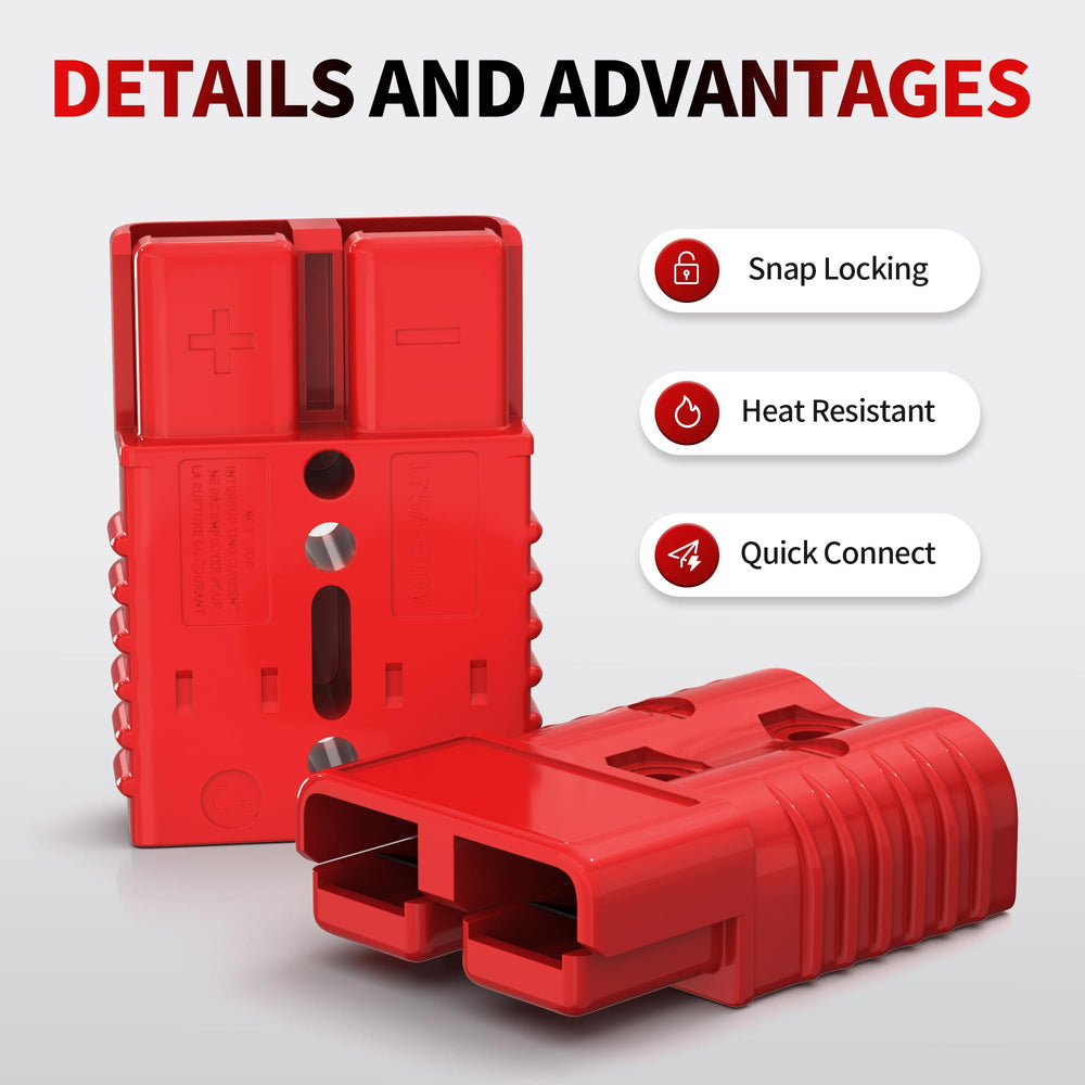 RVBOATPAT sealed rubber seals keep connections clean and corrosion-free.