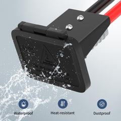 RVBOATPAT copper-silver plated terminals ensure solid conductivity and low resistance.