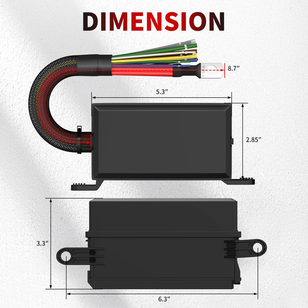 RVBOATPAT fuse box internal assembly provides ready-to-use fuses for quick setup.