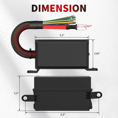RVBOATPAT fuse box internal assembly provides ready-to-use fuses for quick setup.