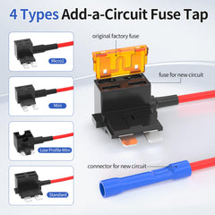 RVBOATPAT standard fuse taps shown for reliable circuit add-ons