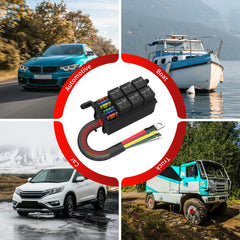RVBOATPAT ready installation packaging highlights fast, clean wiring integration.