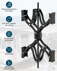 Rvdeaa anti-corrosion wheel chock designed for rugged campsites