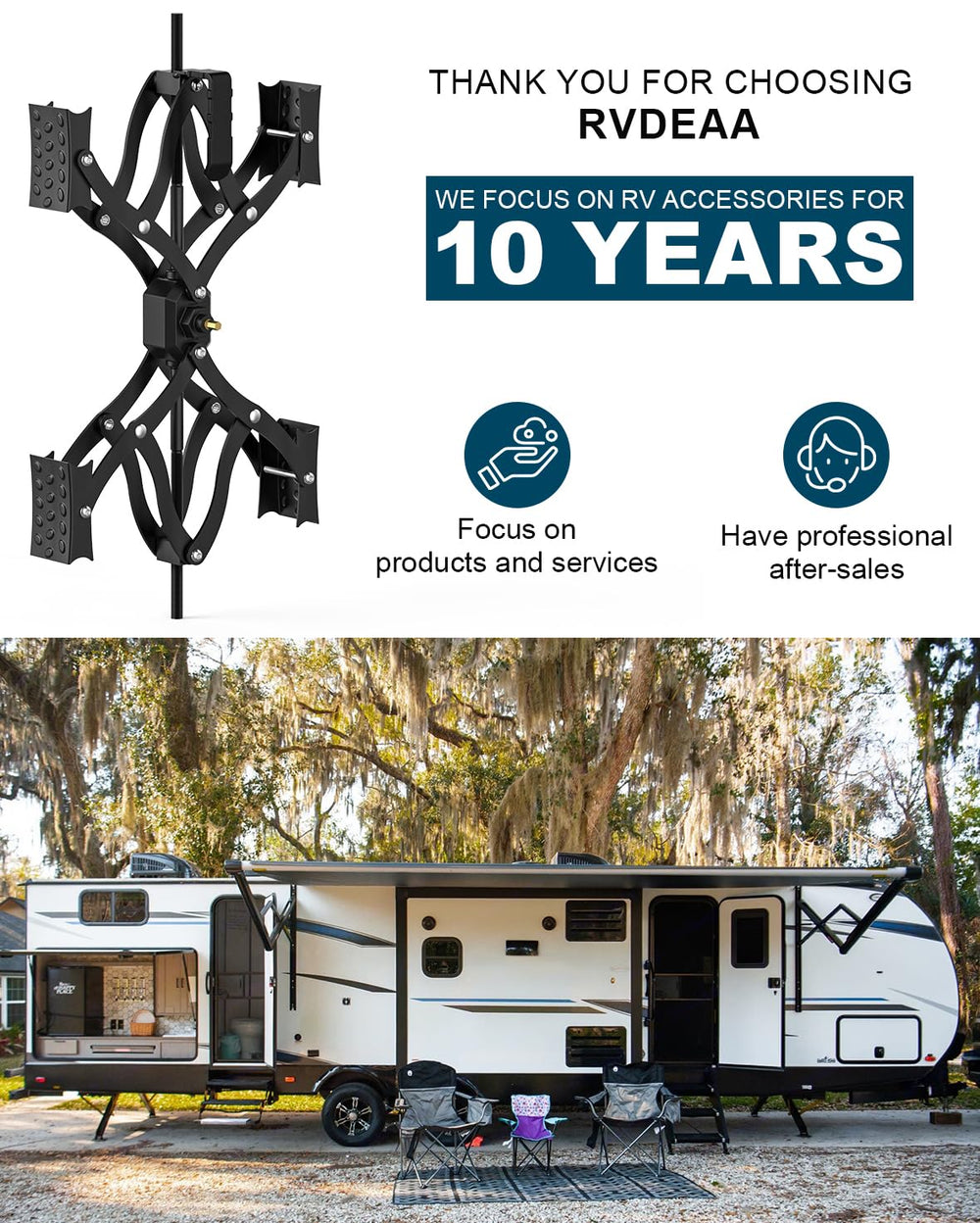 Rvdeaa extended chock fits 4 to 17 inch wheels