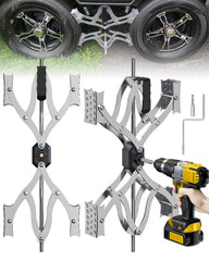 Rvdeaa X Chocks XL showing drill-compatible quick setup for stability.