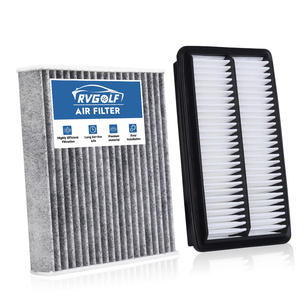 RVgolf engine air filter installed in Acura TLX showing high filtration precision