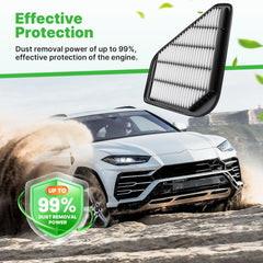 RVgolf engine air filter for Buick Enclave promotes cleaner engine air and smoother operation.