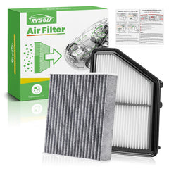 RVgolf engine air filter for Honda Civic enhances filtration for cleaner intake air.