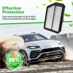 RVgolf engine filter installed in engine bay for improved airflow and performance.