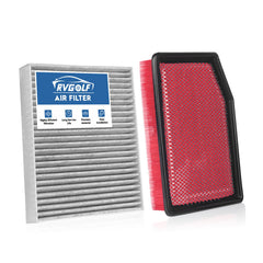 RVgolf engine air filter set for Silverado/Sierra improves engine protection and performance.