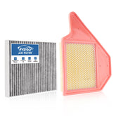 RVgolf engine and cabin air filter set for Town and Country and Grand Caravan improves filtration and airflow.