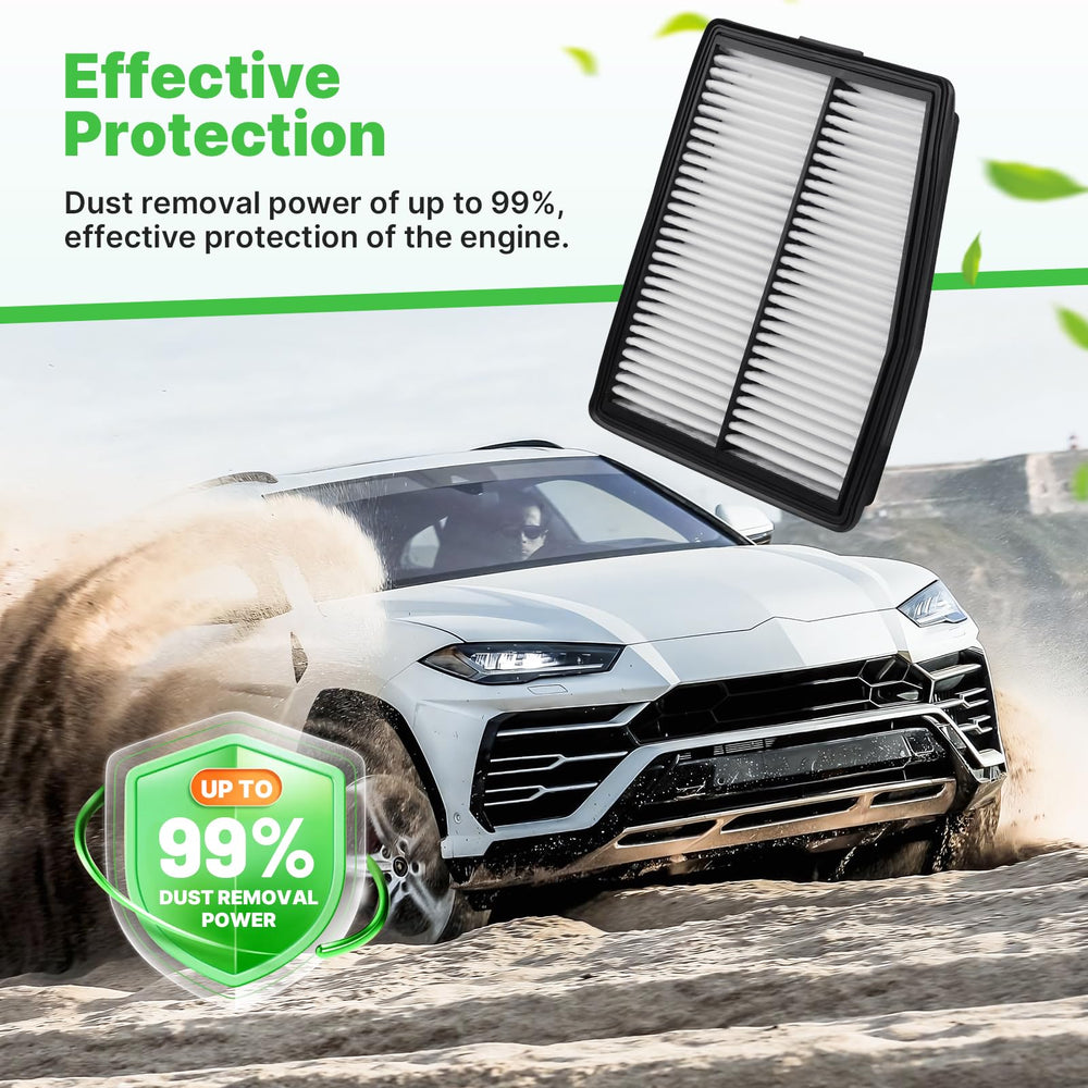 RVgolf engine air filter for Tucson Hybrid supports efficient combustion and smoother idle.