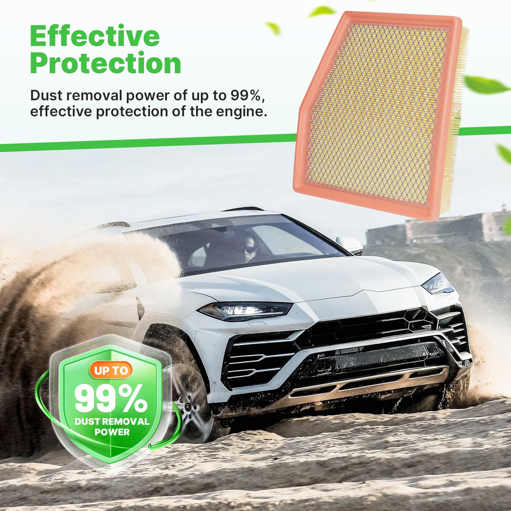RVgolf engine air filter for Voyager 3.6L supports cleaner engine air