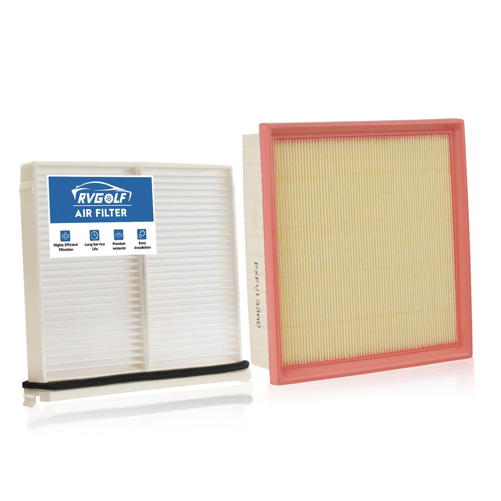 RVgolf engine and cabin air filters kit for Mazda CX-90; clean air intake