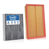 RVgolf engine filter front view enhances airflow for 1.4L engines.