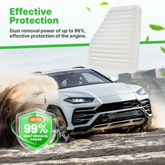 RVgolf engine filter material detail shows high-filtration fibers for performance