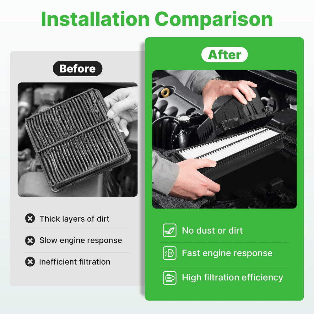 RVgolf engine filter reference 28113AA100 compatible with Hyundai engine