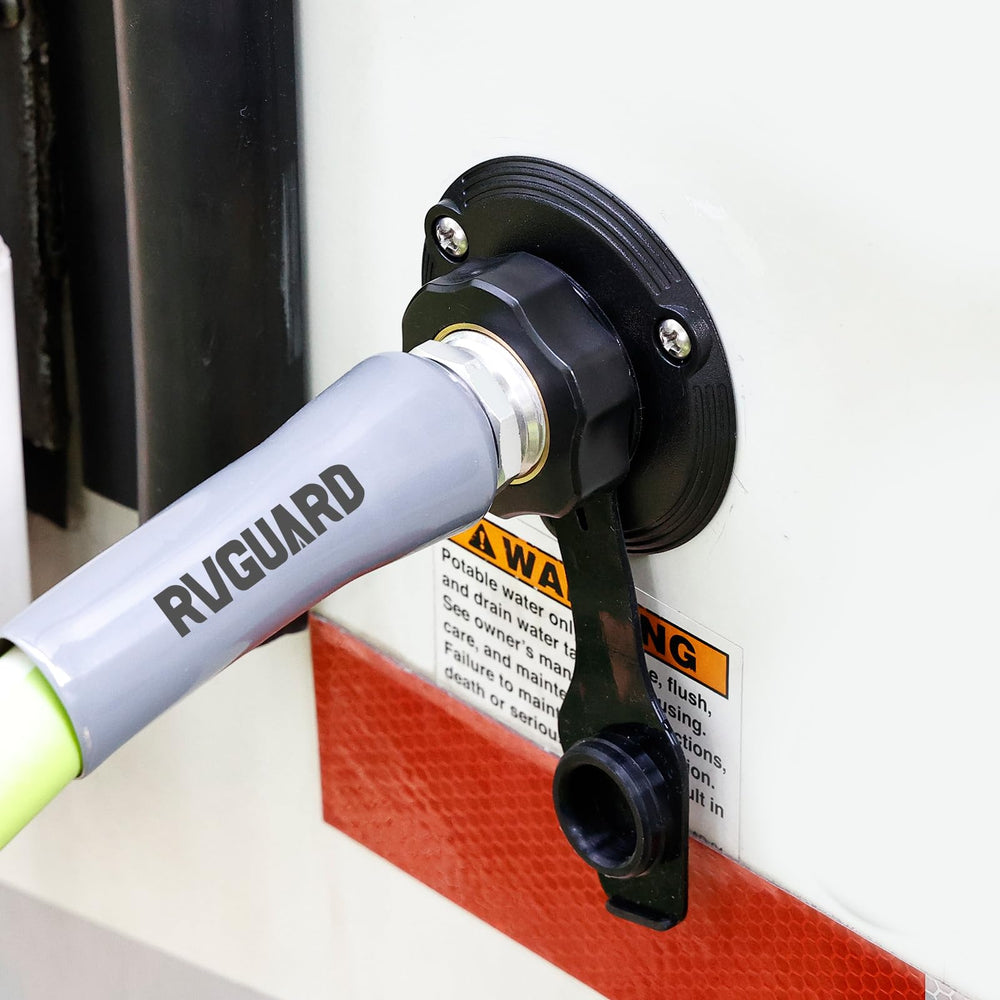 RVGUARD 3-4NH to 1-2NPT compatibility supports standard hose fittings.