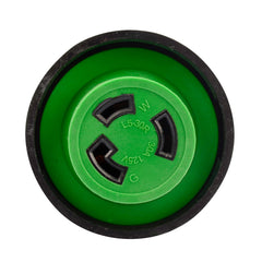 RVGUARD compact straight-style adapter saves space in RV storage.